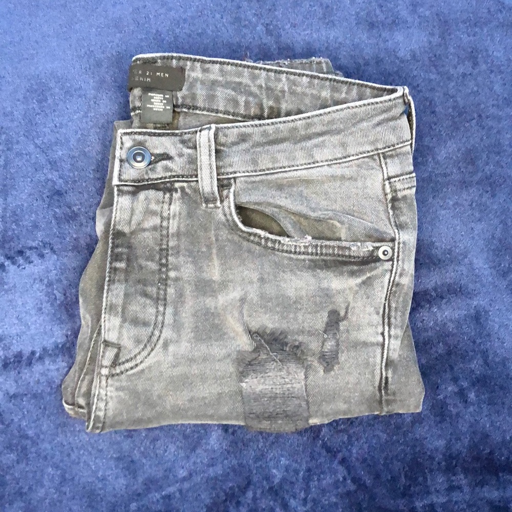 Forever 21 - Dark Faded Men Jeans